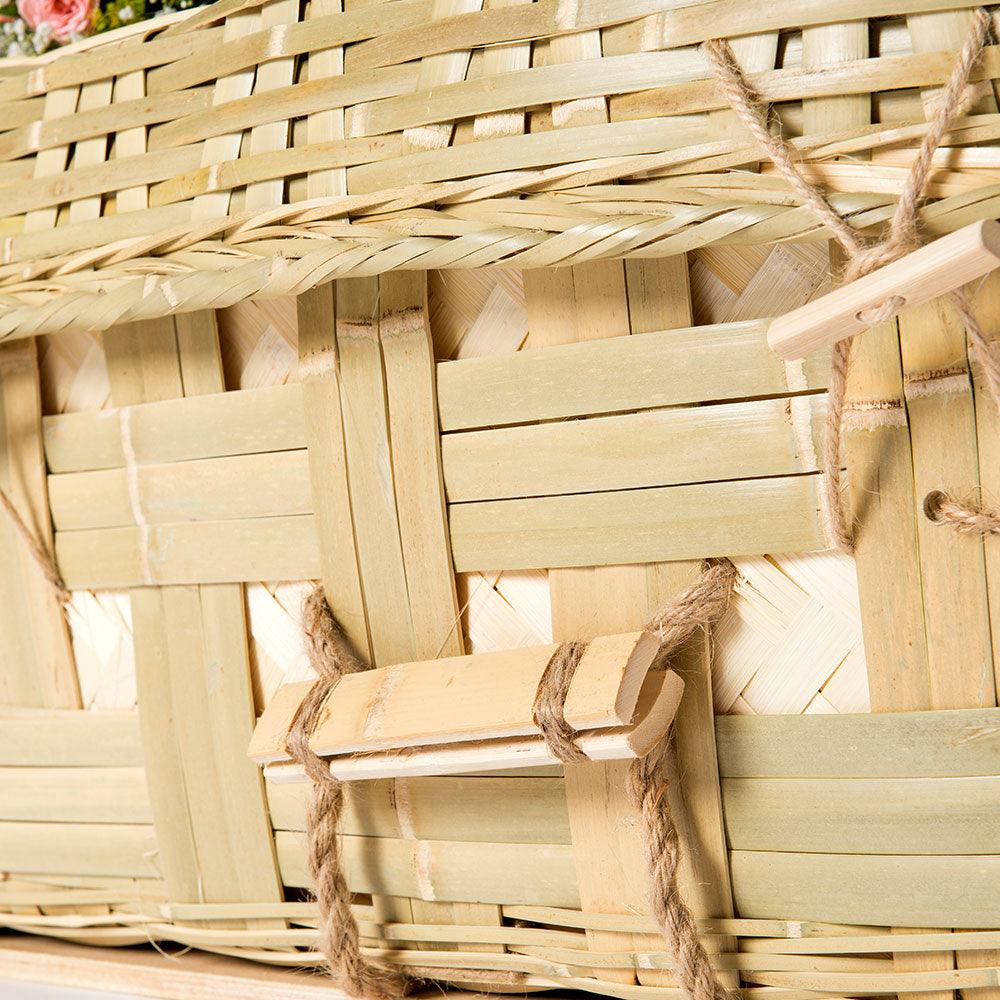 Bamboo Lattice Round - Ecoffins