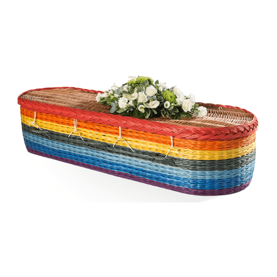 English Willow Round Rainbow 6&#39;4&quot; - Ecoffins