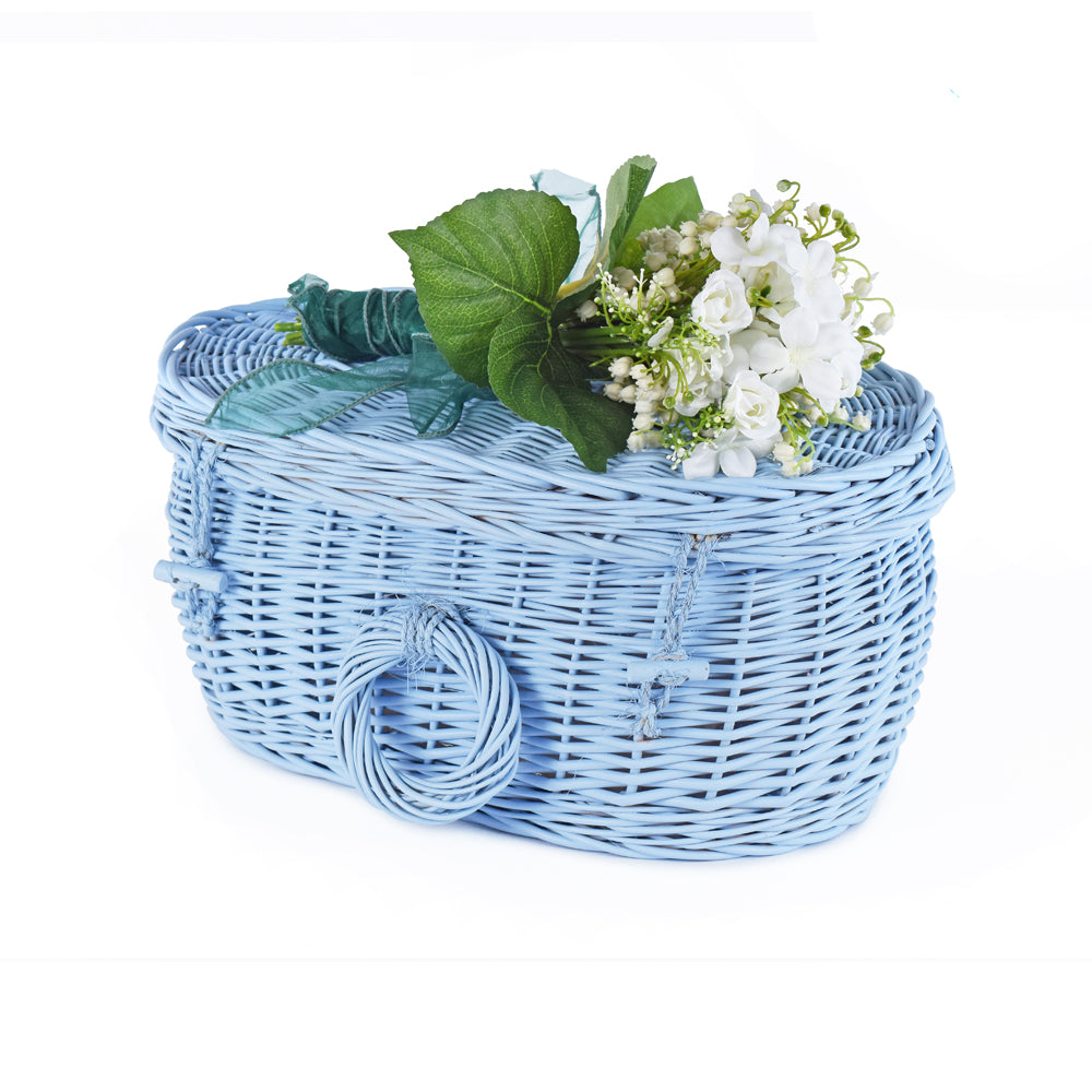 Bespoke Painted Baby Casket - Ecoffins