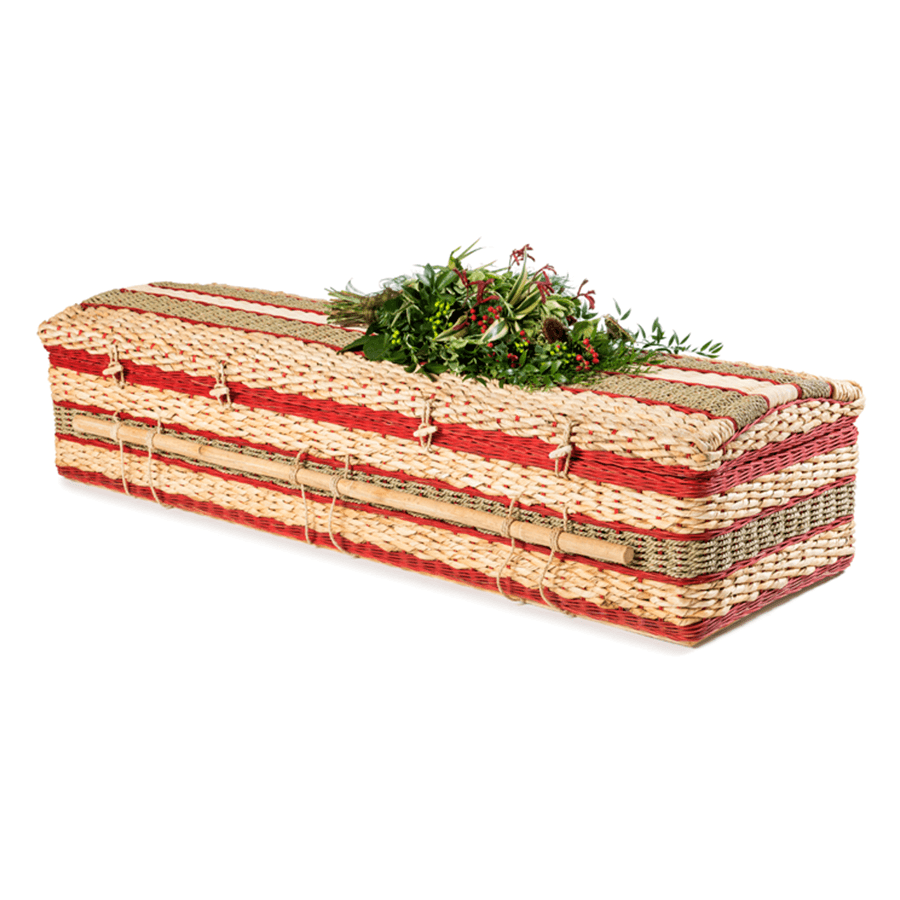 Banana Casket Cerise - Ecoffins