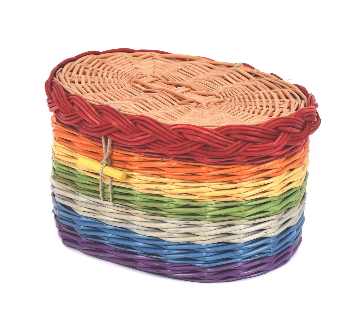 English Willow Rainbow Poplar Ashes Casket - Ecoffins