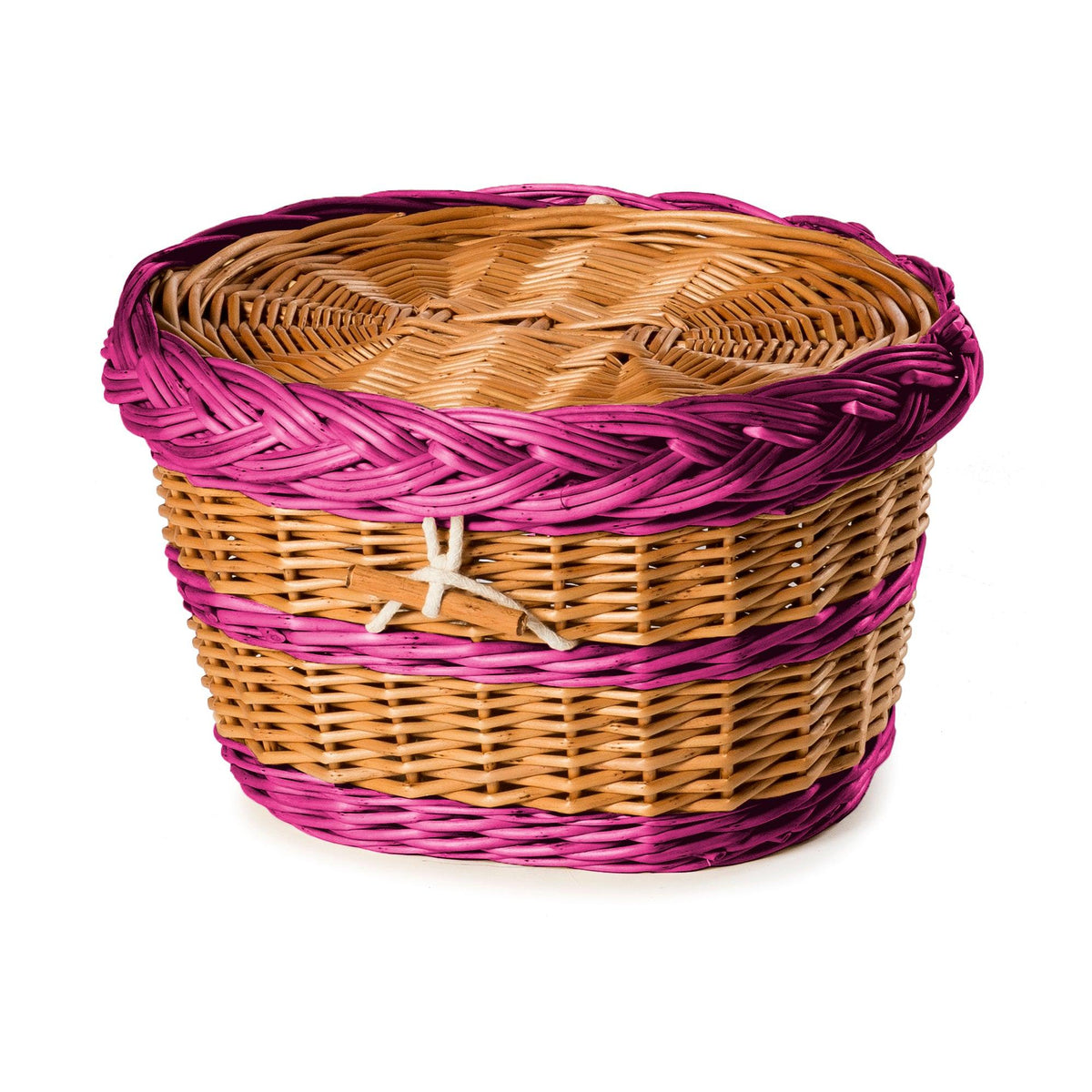 English Willow Ashes Casket Bespoke Colour - Ecoffins