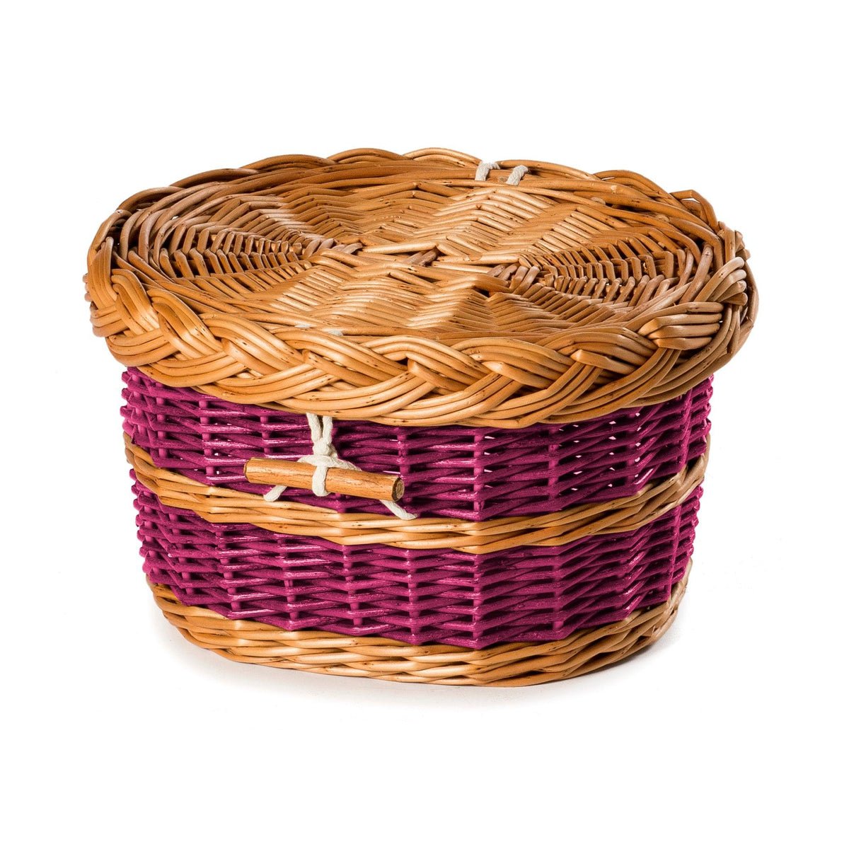 English Willow Ashes Casket Bespoke Colour - Ecoffins