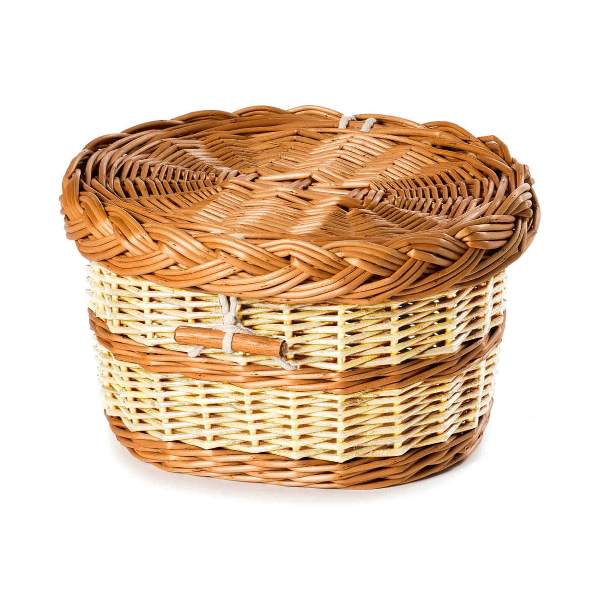 English Willow Ashes Casket Bespoke Colour - Ecoffins