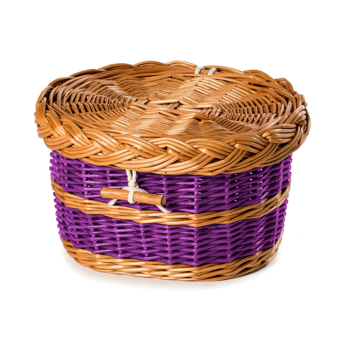 English Willow Ashes Casket Bespoke Colour - Ecoffins