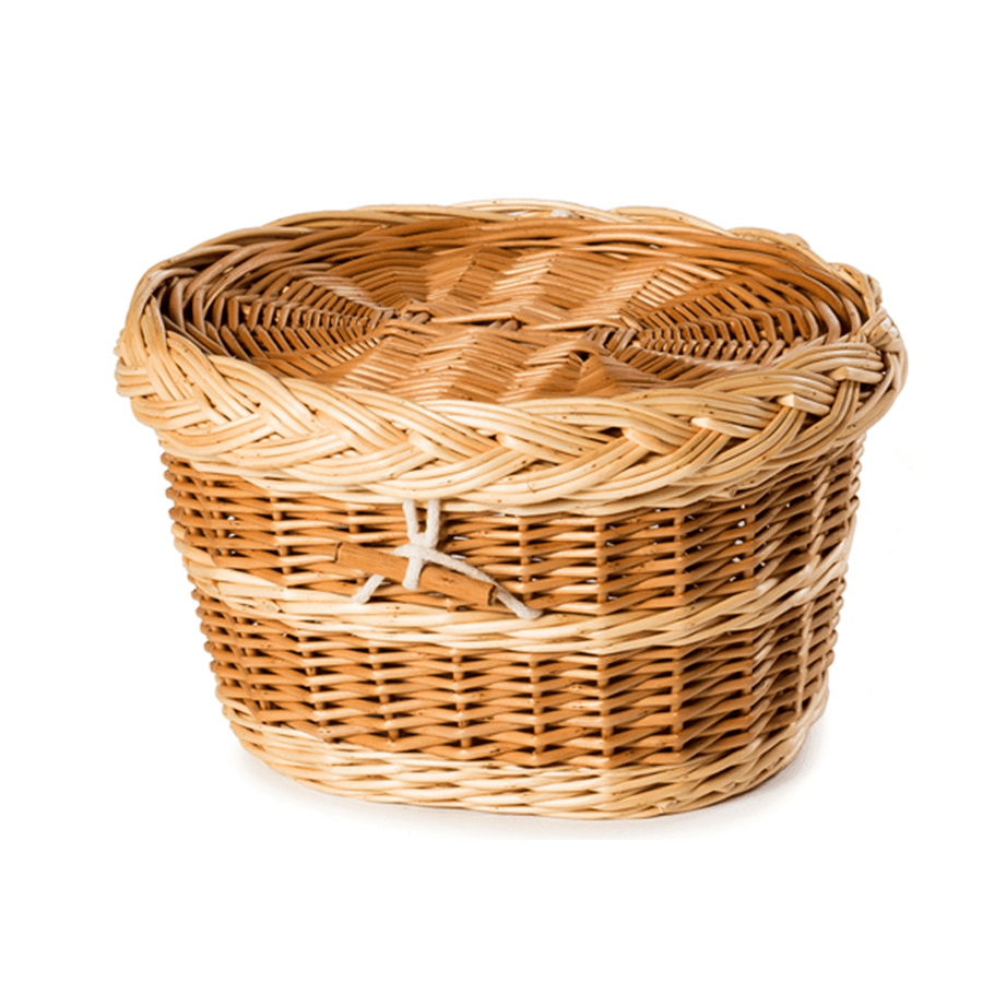 English Willow Double Ashes Casket - Ecoffins