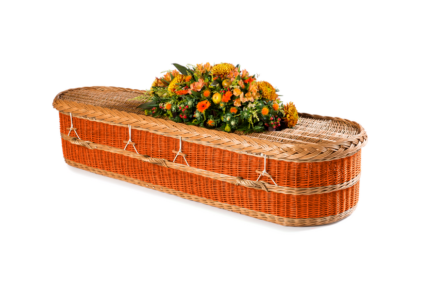 English Willow Round Bespoke (Panels) - Call to order - Ecoffins