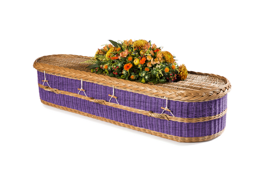 English Willow Round Bespoke (Panels) - Call to order - Ecoffins