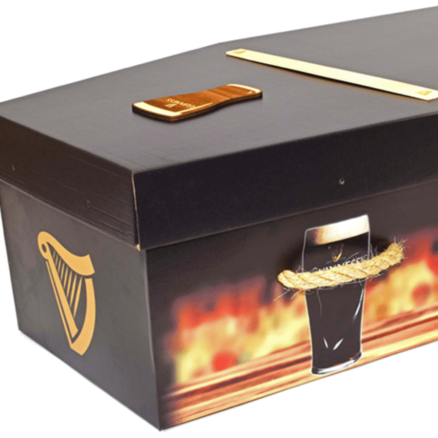 Cardboard Bespoke Picture Coffin - Ecoffins