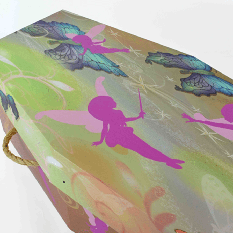 Cardboard Bespoke Picture Coffin - Ecoffins