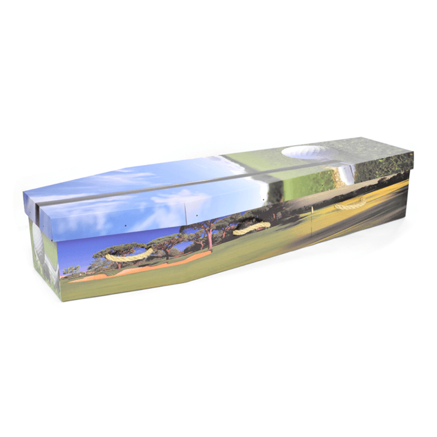Cardboard Bespoke Picture Coffin - Ecoffins