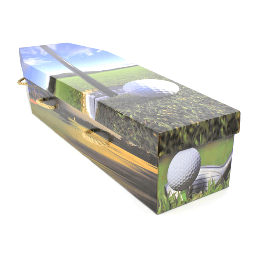 Cardboard Bespoke Picture Coffin - Ecoffins